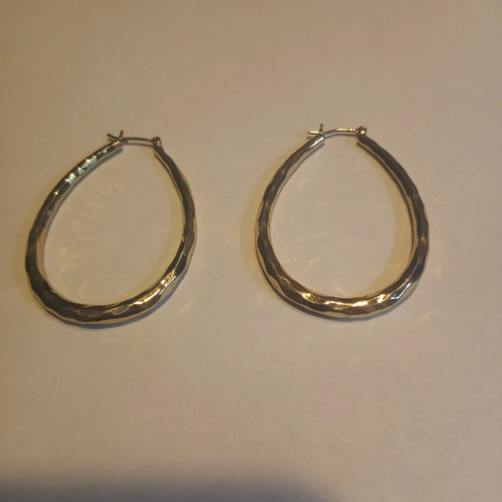 Hammered Metal Hoops [5 for $20]